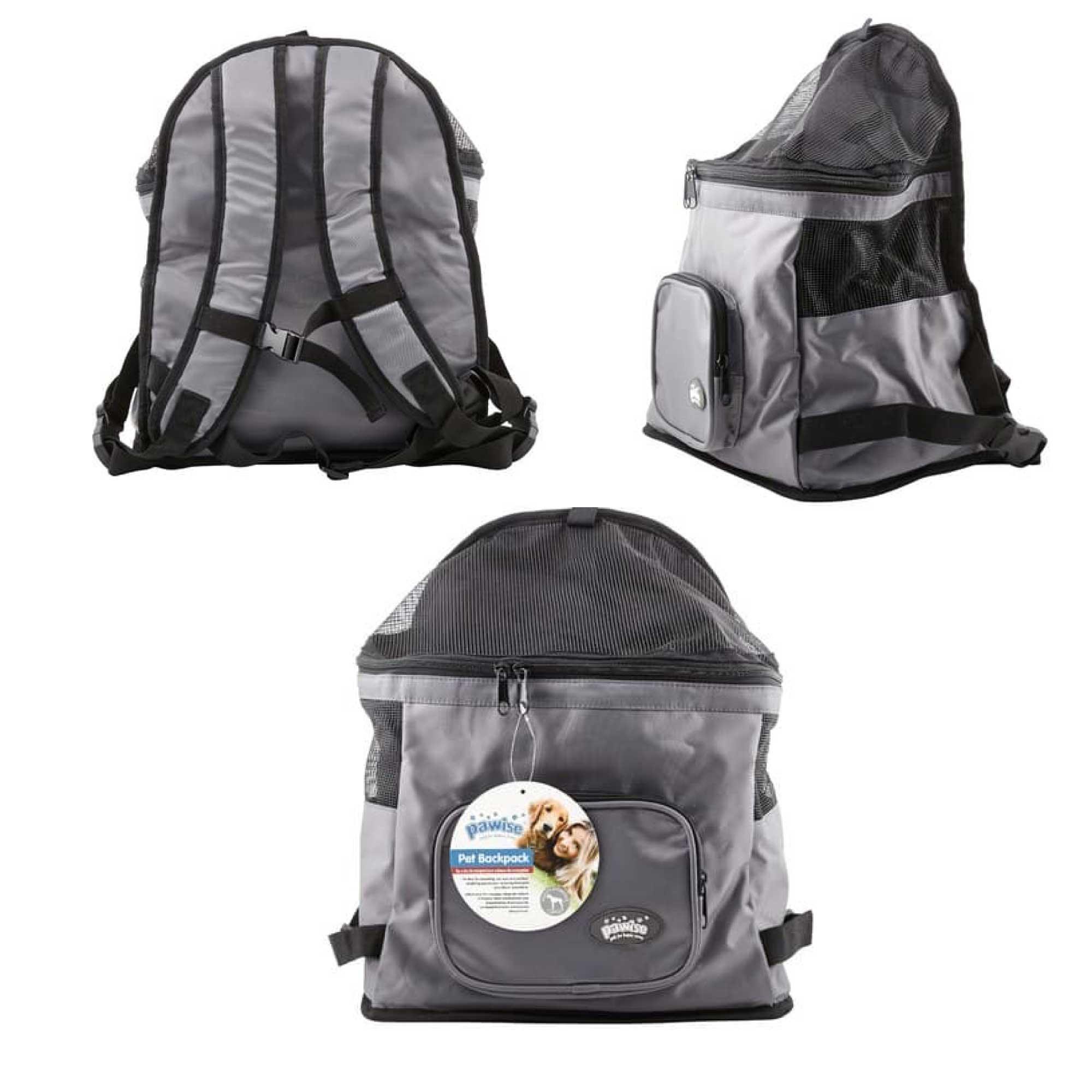 Pet Backpack Dog Cat Puppy Carrier Hiking Travel Walking Small Front Mesh Bag - Harrogates