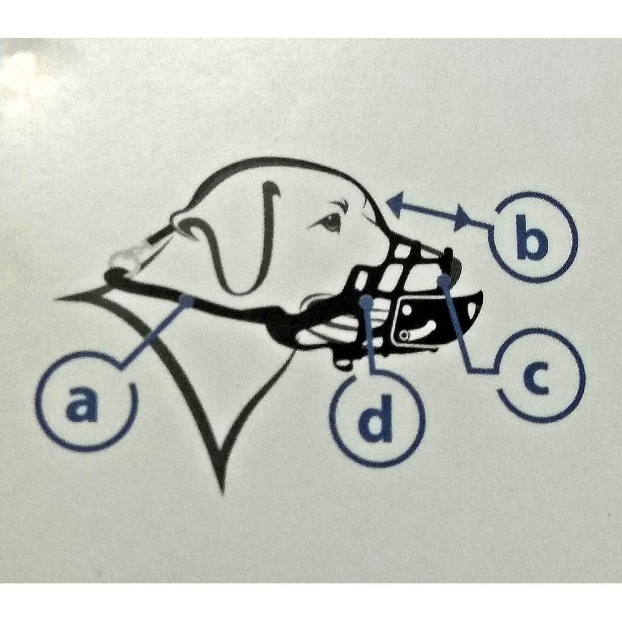 X-Small Dog Muzzle Guard Anti Barking Biting Soft Flexible Cage Pet Mouth Basket - Harrogates