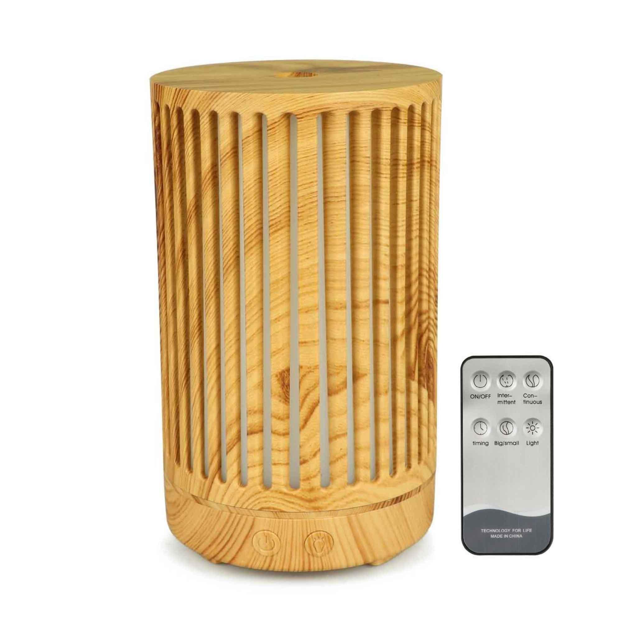 Essential Oil Aroma Diffuser - 200ml Remote Cylinder Aromatherapy Air Humidifier - Harrogates