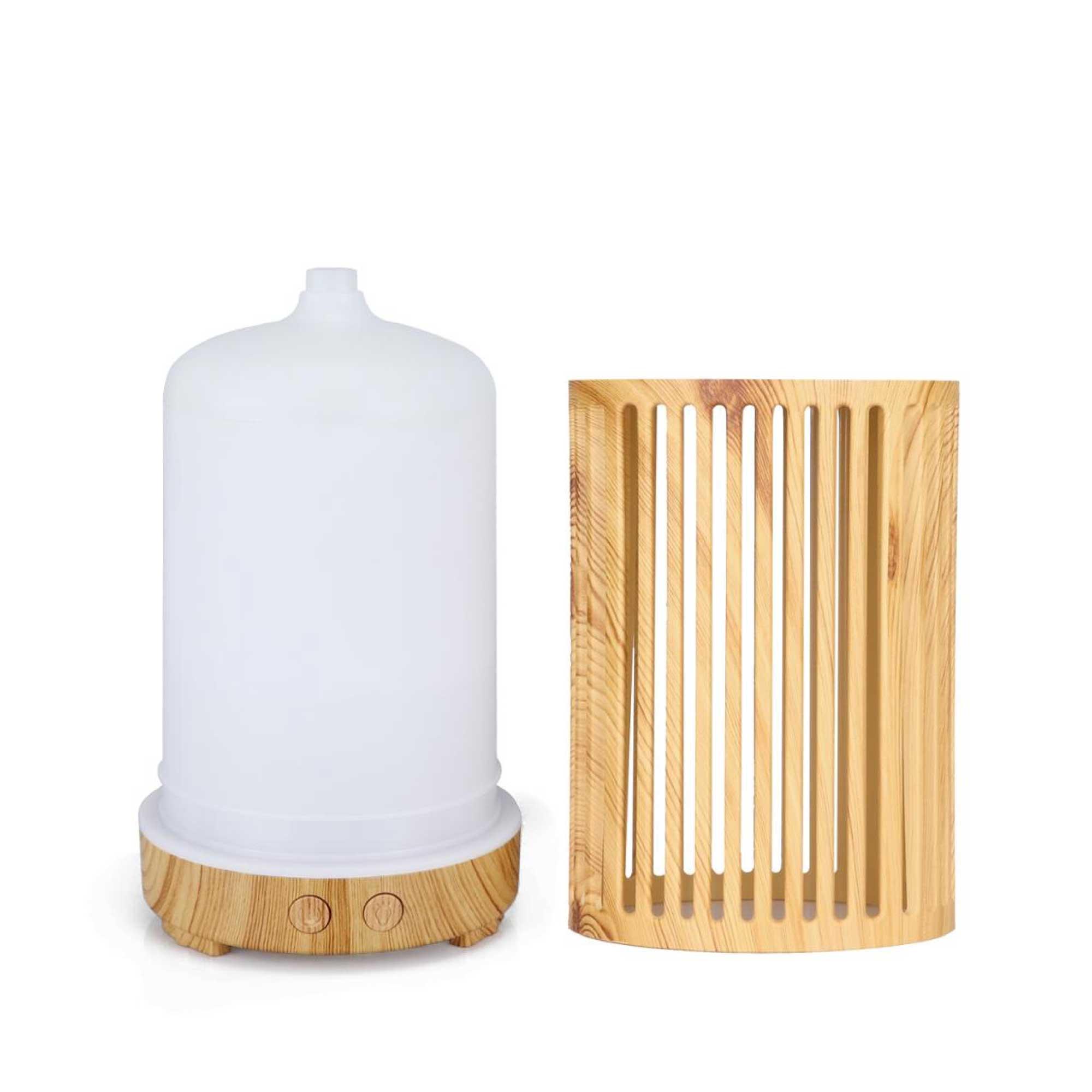 Essential Oil Aroma Diffuser - 200ml Remote Cylinder Aromatherapy Air Humidifier - Harrogates