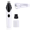 Pet Nail Grinder Dog Cat Electric Trimmer Rechargeable Clipper Claw Filer N8 - Harrogates