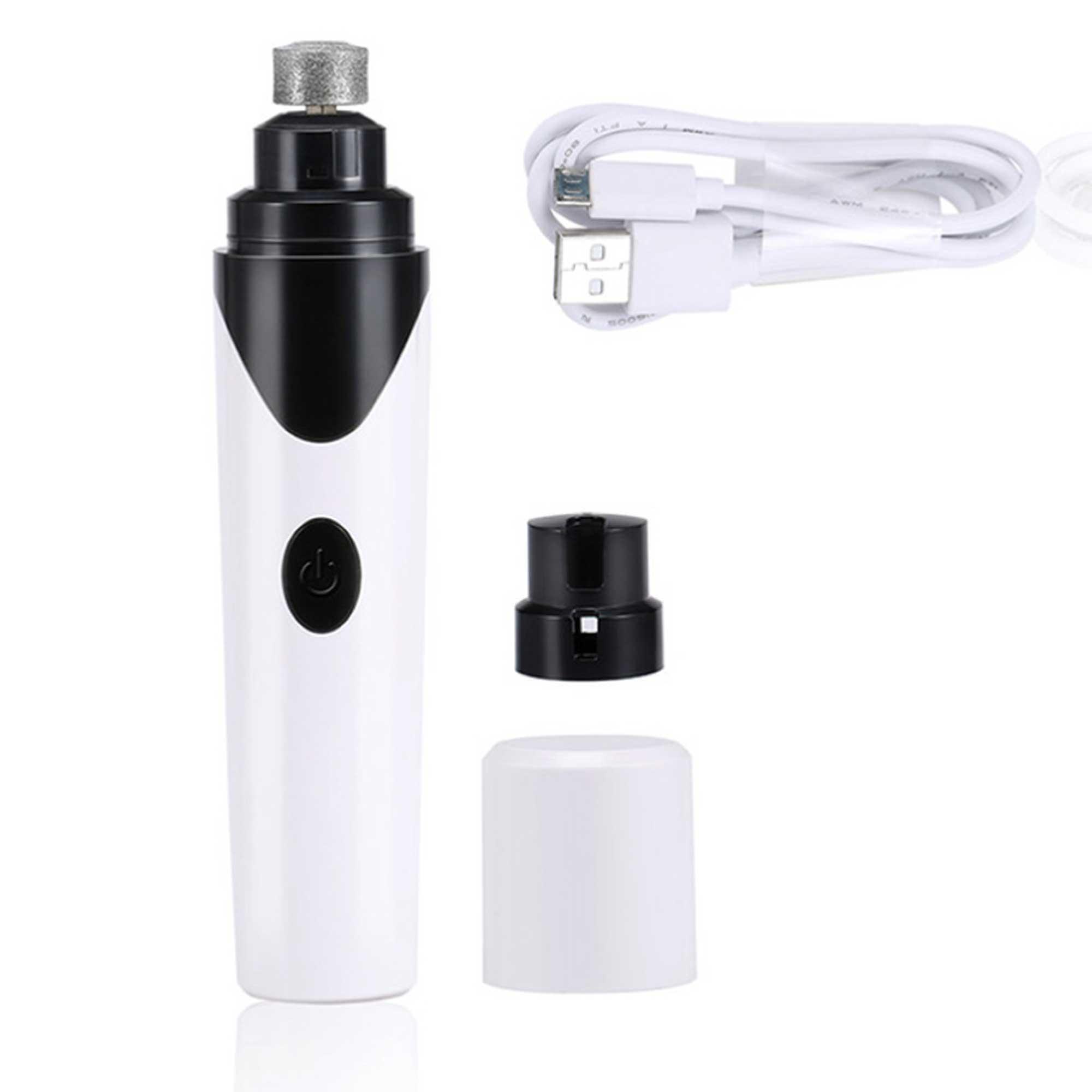 Pet Nail Grinder Dog Cat Electric Trimmer Rechargeable Clipper Claw Filer N8 - Harrogates