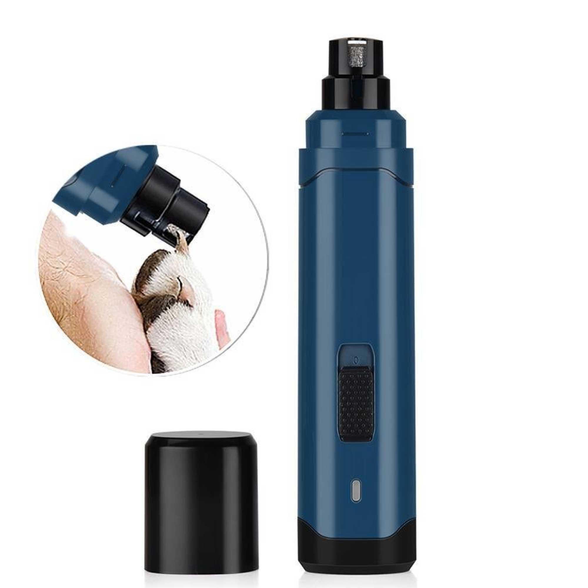 LED Light Pet Nail Grinder Dog Cat Electric Trimmer 2 Speed Rechargeable Filer - Harrogates