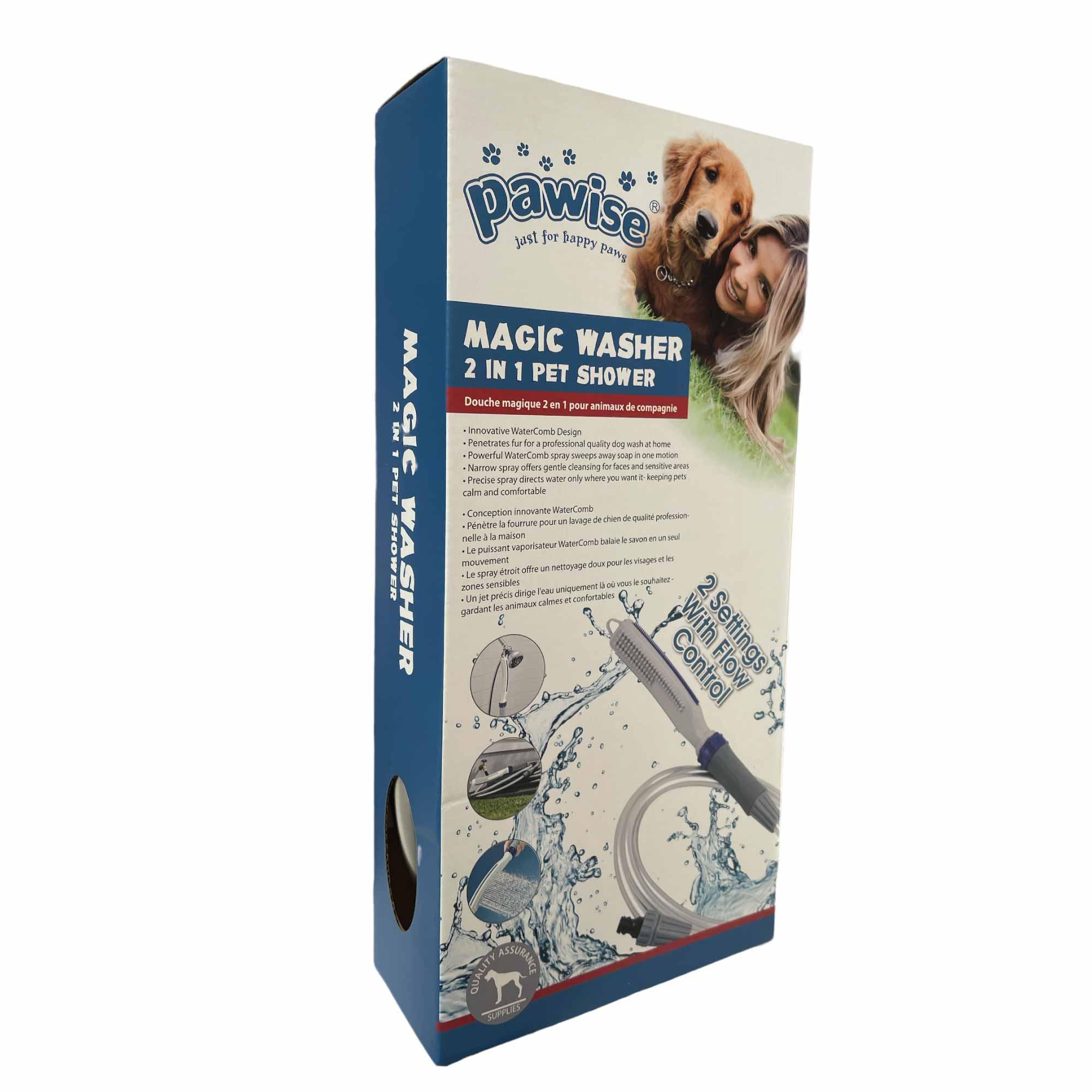 Pet Shower Magic Washer 2 in 1 Attachment Hose Head With Comb Dog Cat Wash Bath - Harrogates