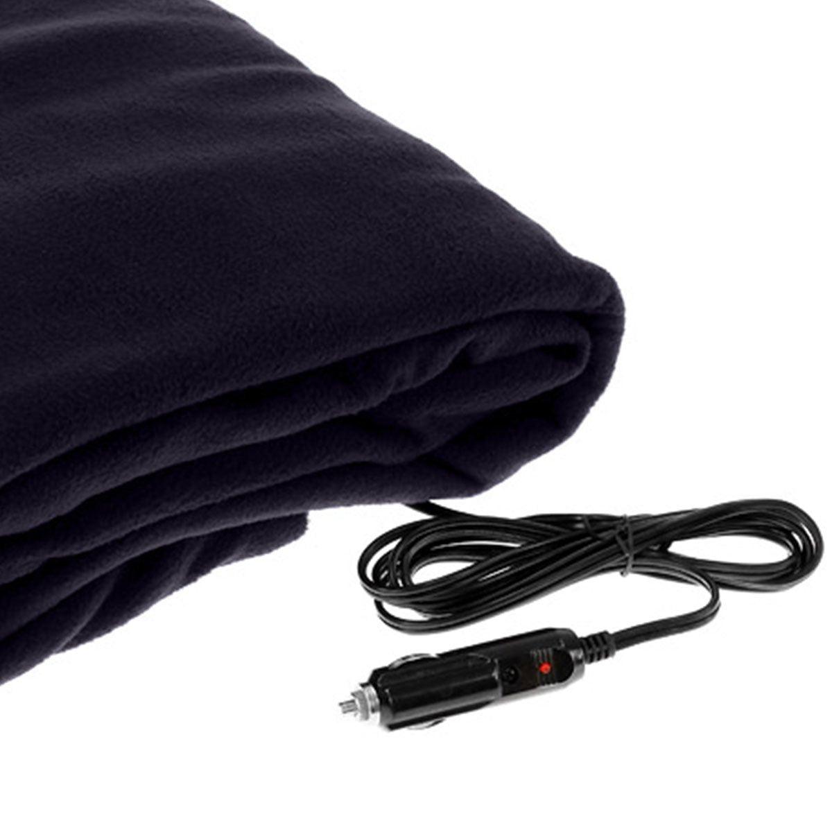 Laura Hill Heated Electric Car Blanket 150x110cm 12v - Blue - Harrogates