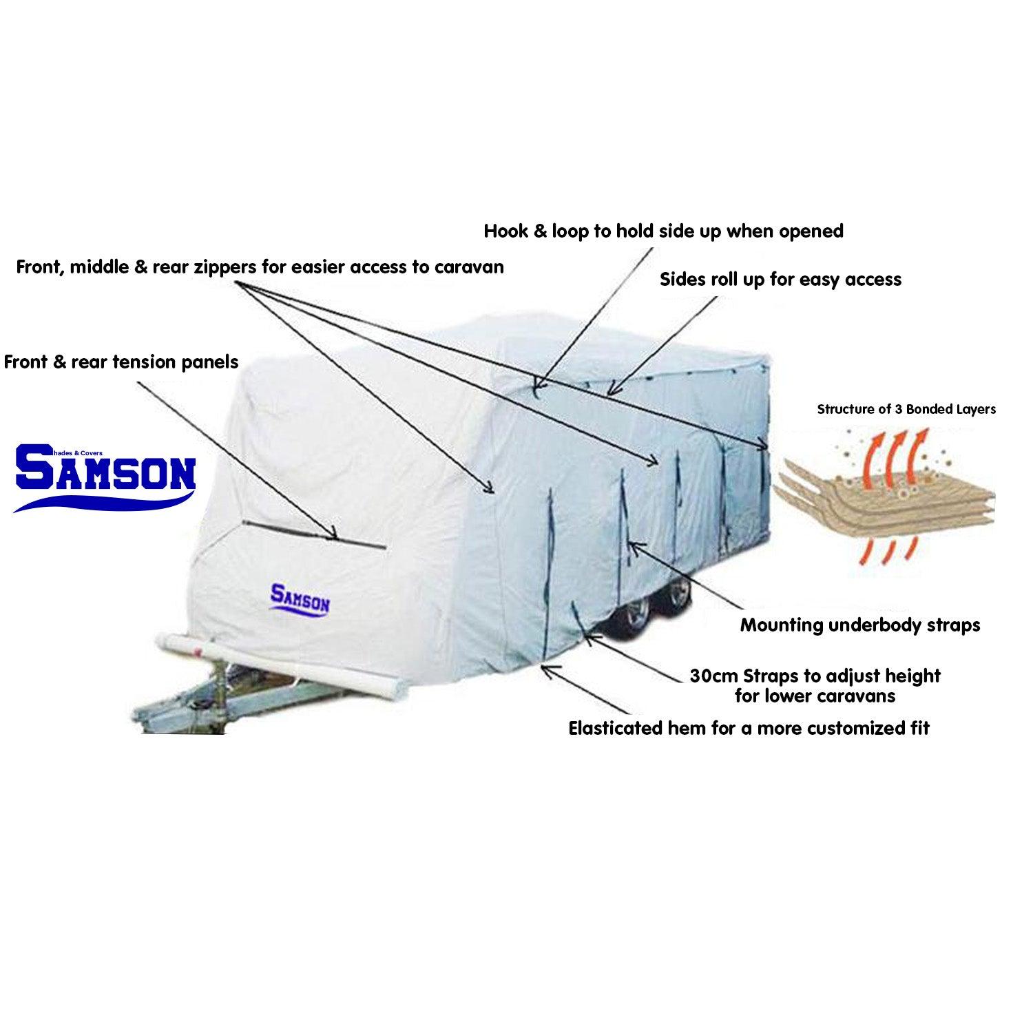Samson Heavy Duty Caravan Cover 20-22ft - Harrogates