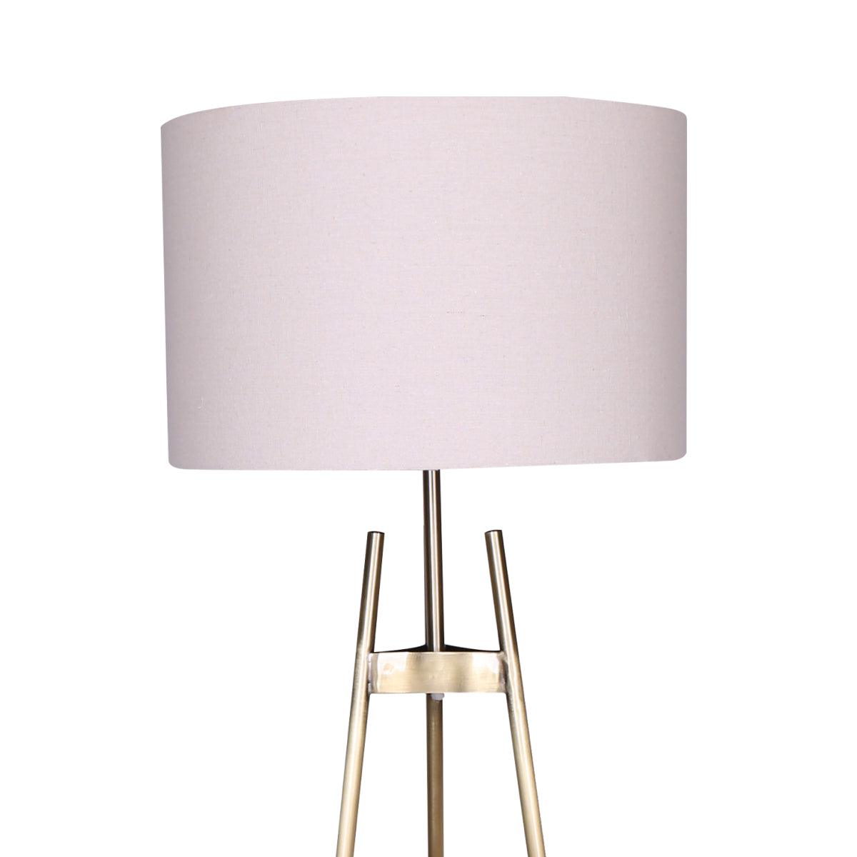Sarantino Metal Tripod Electric Floor Lamp Gradient Finish - Harrogates