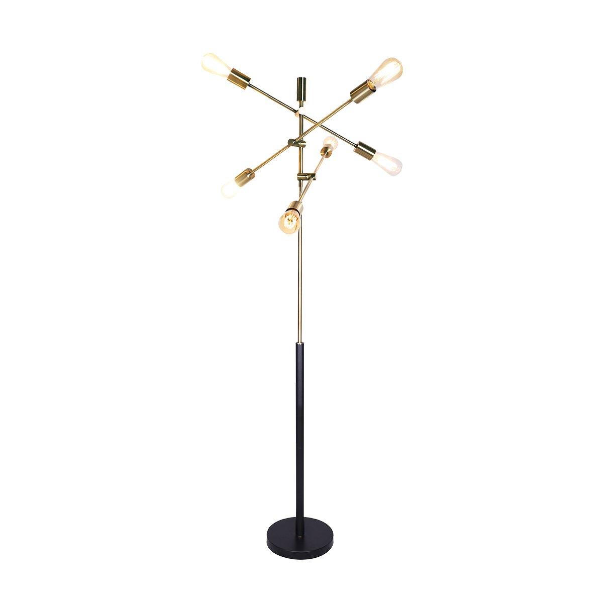 Sarantino 6-Light Metal Sputnik Floor Lamp - Harrogates