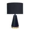 Sarantino Metal Table Lamp in Black and Gold - Harrogates