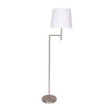 Sarantino Nickel Metal Arc Floor Lamp - Harrogates
