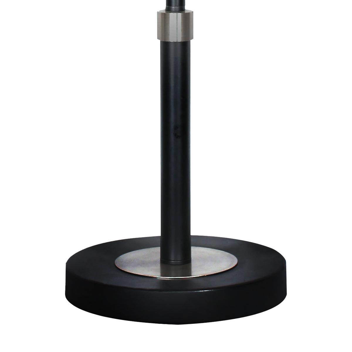 Sarantino Metal Table Lamp with Linen Drum Shade - Harrogates