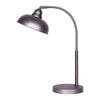Sarantino Table Lamp Industrial Chic Adjustable Angle - Dark Grey - Harrogates