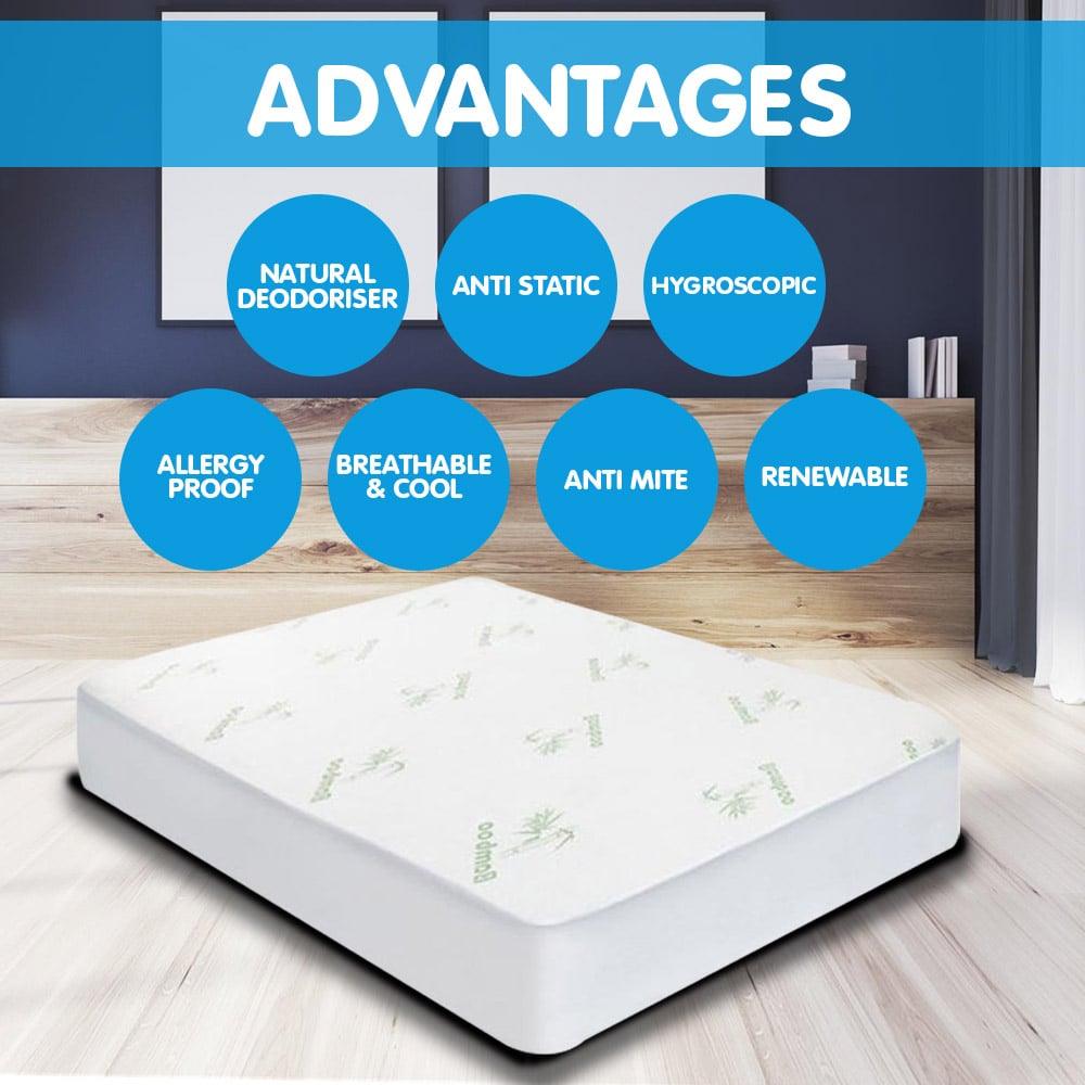 Laura Hill Bamboo Mattress Protector- Double - Harrogates