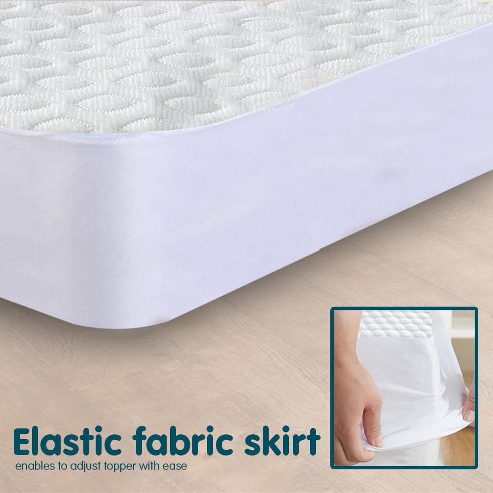 Laura Hill Luxury Cool Max Comfortable Fully Fitted Bed Mattress Protector Queen - Harrogates