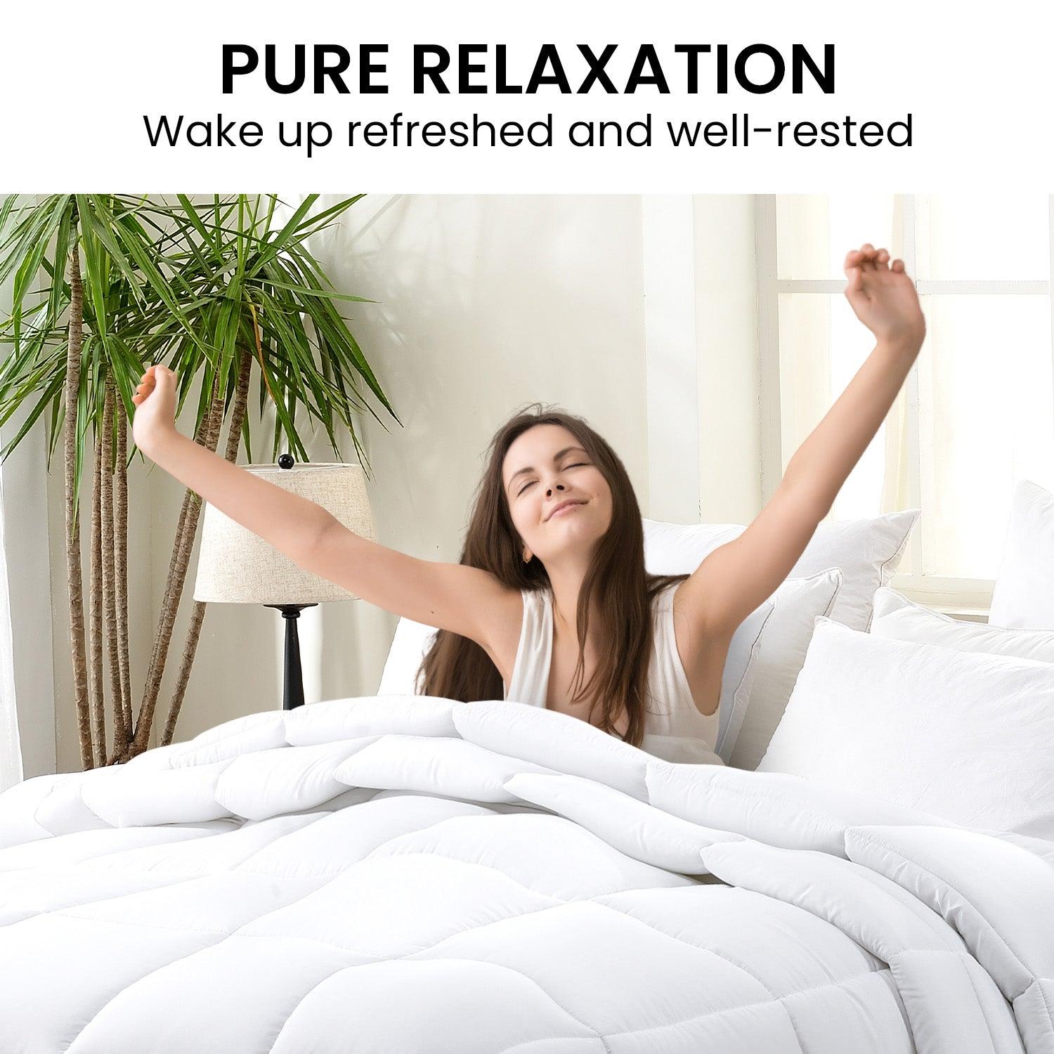 Laura Hill 500GSM Duck Down Feather Quilt Comforter Doona - Super King - Harrogates