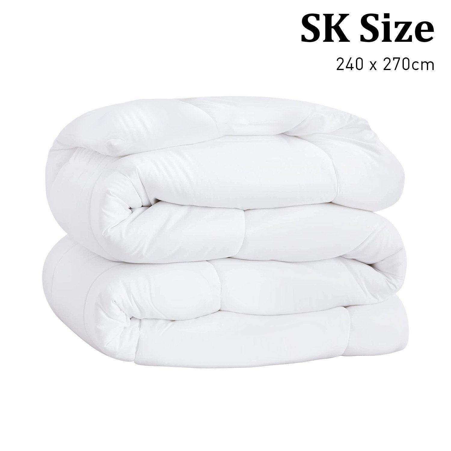 Laura Hill 800GSM Goose Down Feather Comforter Doona - Super King - Harrogates