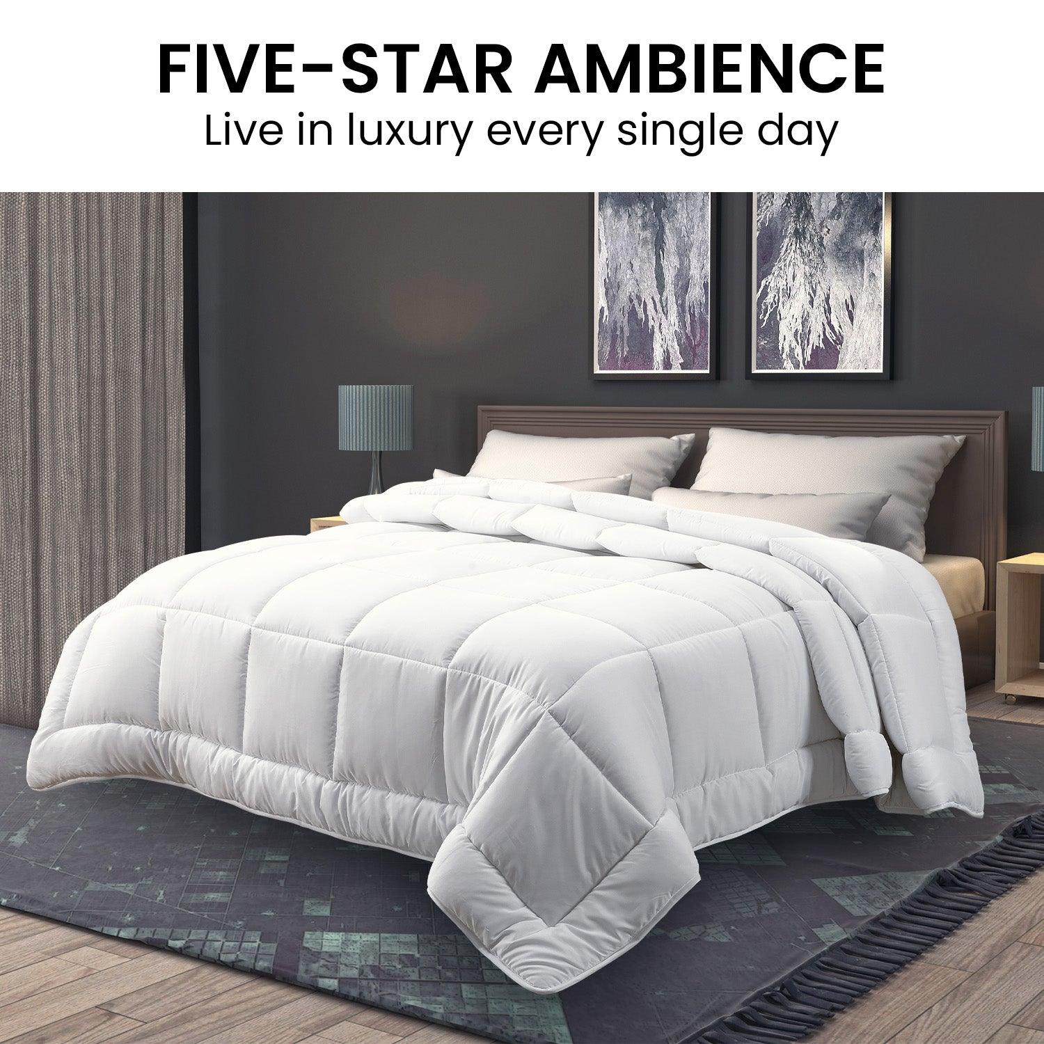 Laura Hill 800GSM Goose Down Feather Comforter Doona - Super King - Harrogates