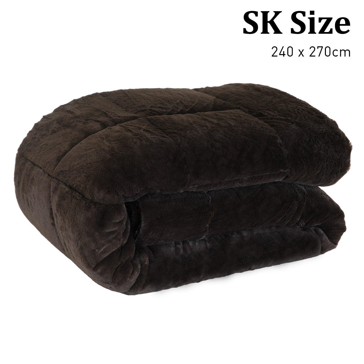 Laura Hill 500GSM Faux Mink Quilt Comforter - Super King - Harrogates