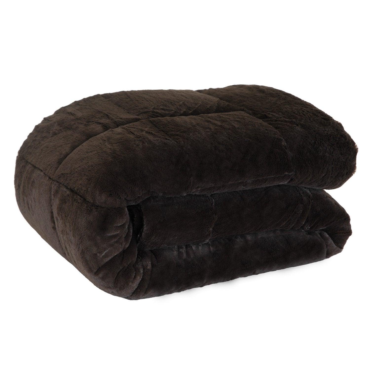 Laura Hill Faux Mink Comforter Quilt Doona Duvet 600GSM - Super King - Harrogates