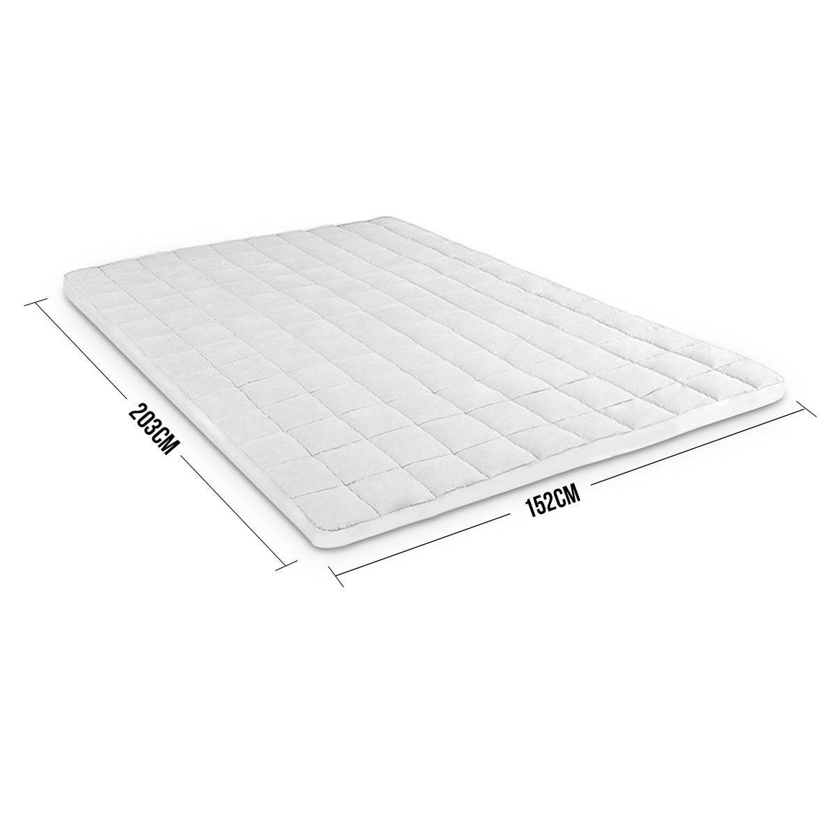 Laura Hill Weighted Blanket Heavy Quilt Doona 5Kg - White - Harrogates