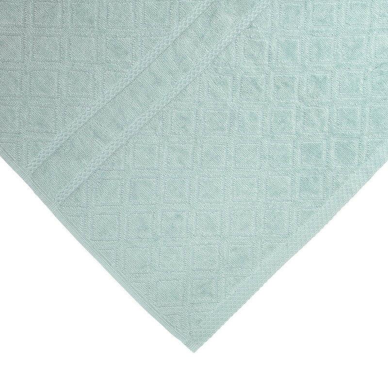 Premium Velour Diamond Design Jacquard Bath Towel (Aqua) - Harrogates