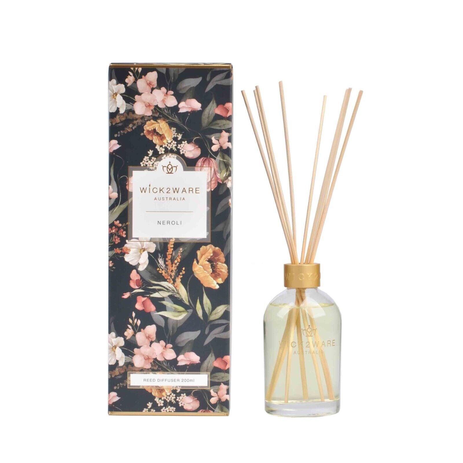 Wick2Ware Australia Fragrance Reed Diffuser Neroli 200ml/7.1 fl oz - Harrogates