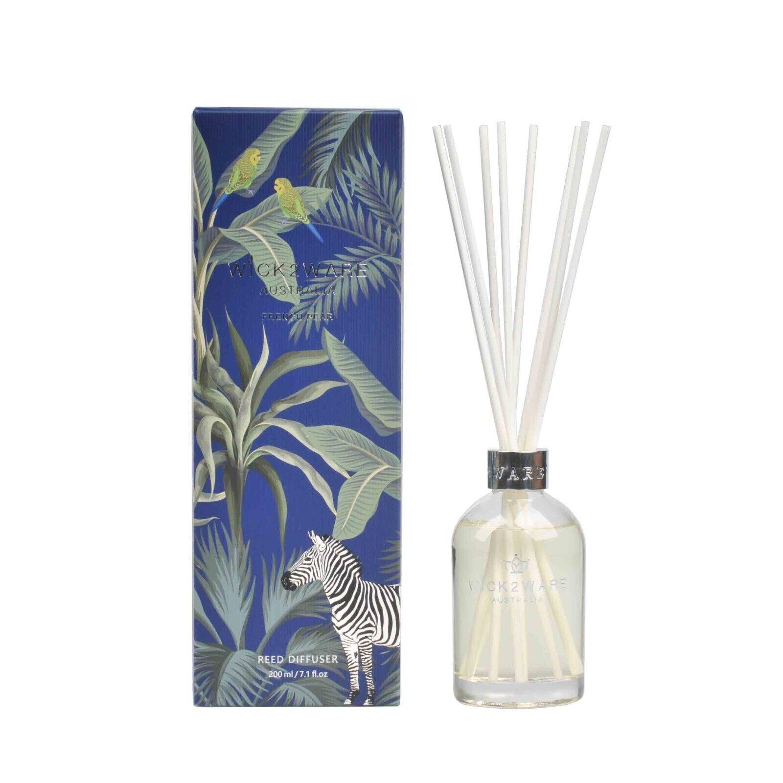 Wick2Ware Australia Reed Diffuser French Pear 200ml/7.1 fl oz - Harrogates