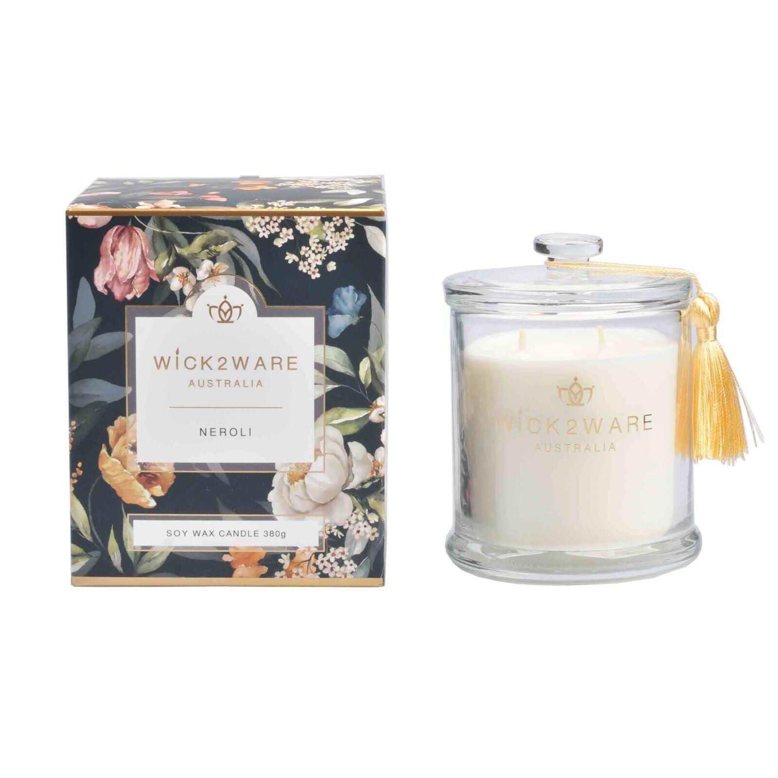 Wick2Ware Australia Scented Candle Neroli 380g/14.1 OZ - Harrogates