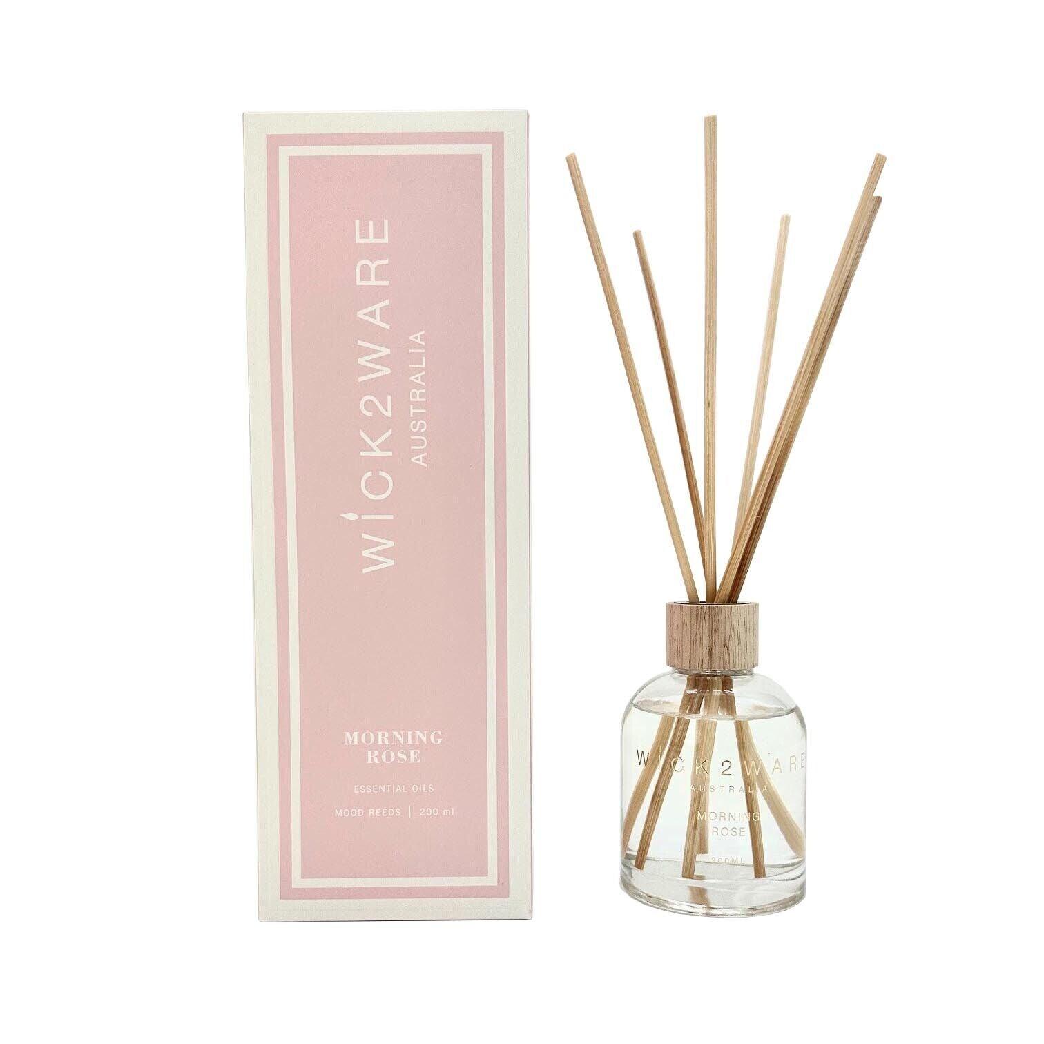 Wick2Ware Australia Morning Rose Fragrance Reed Diffuser 200ml/7.1 fl oz - Harrogates
