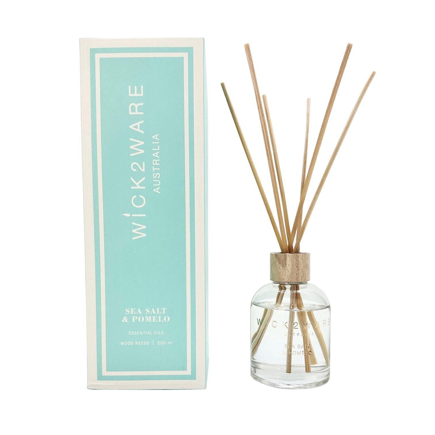 Wick2Ware Australia Sea Salt Pomelo Fragrance Reed Diffuser 200ml/7.1 fl oz - Harrogates