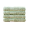 Linenland Bath Towel 4 Piece Cotton Hand Towels Set - Sage Green - Harrogates