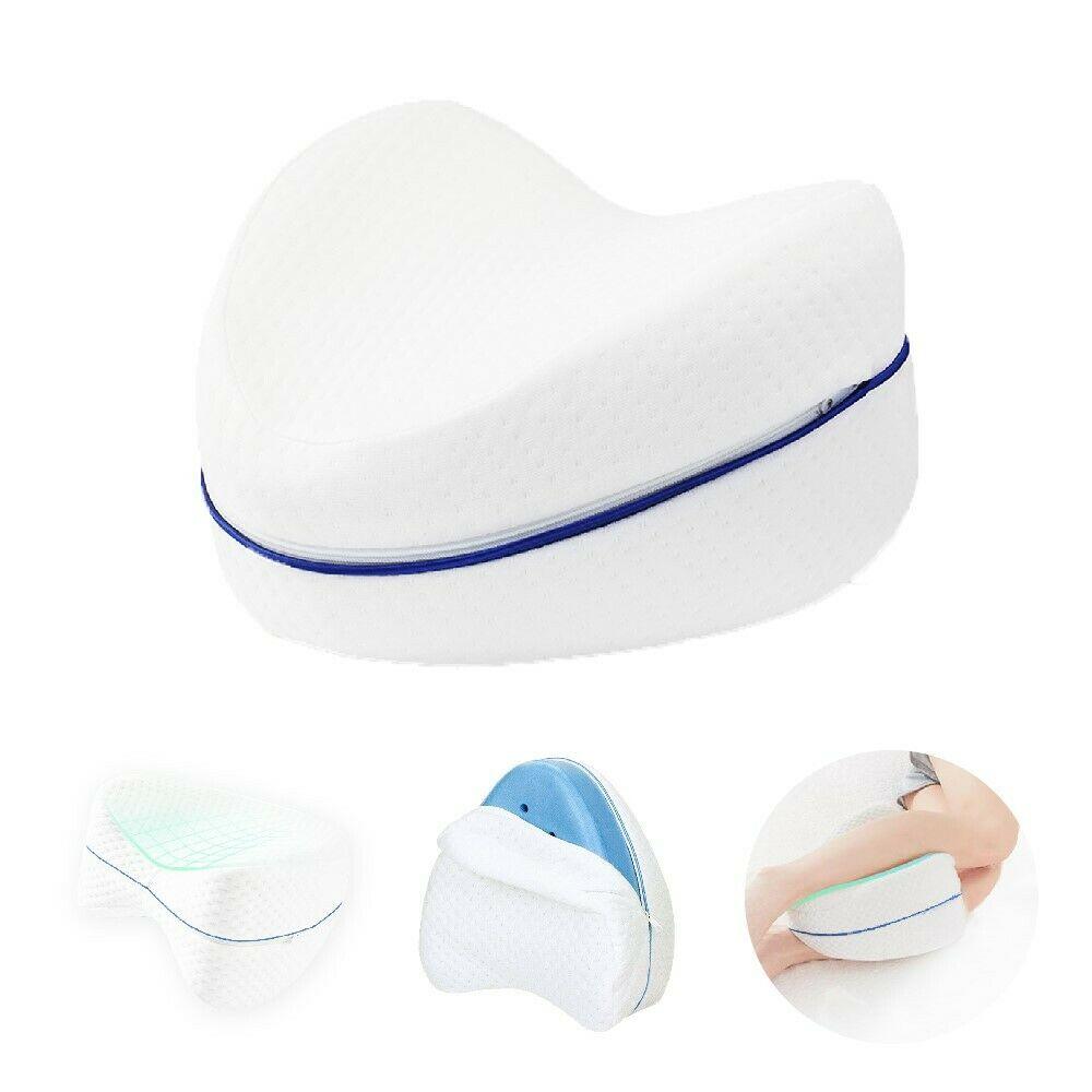 Leg Knee Support Pillow, Orthopedic Memory Foam Wedge Contour Pillow for Thighs, Leg Pillow for Back Hip Legs Knee Support Wedge and Pressure Relief, Washable Cover - Harrogates