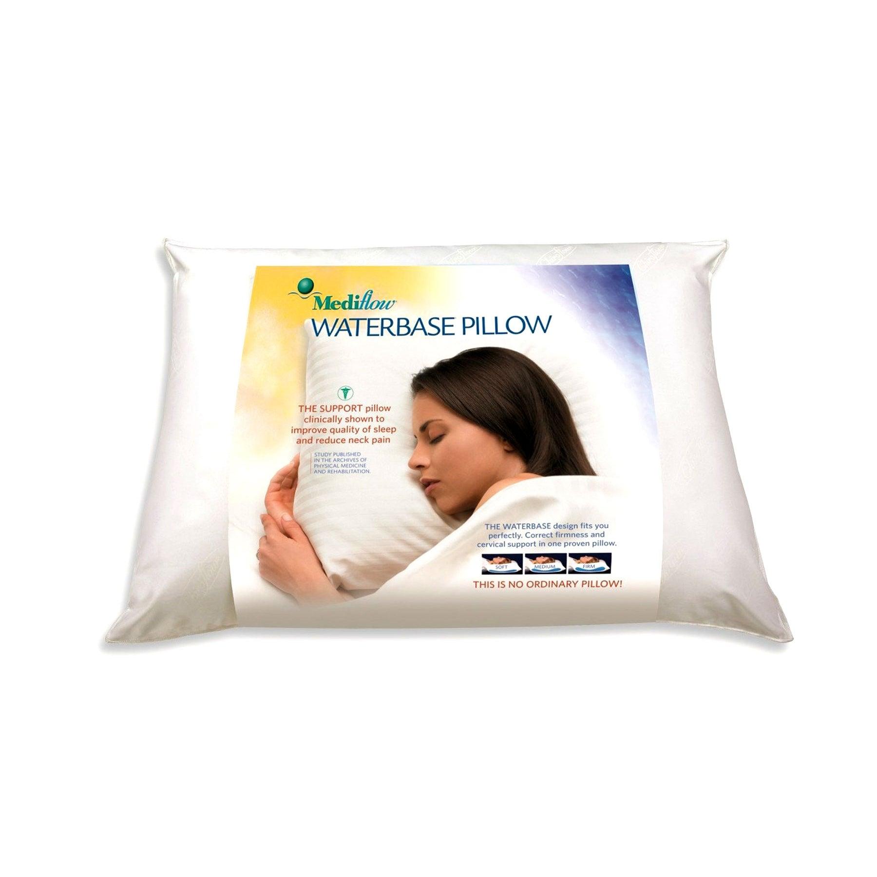 Mediflow Adjustable Waterbase Water Neck Pain Reduction Standard Pillow - Harrogates