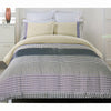 Brie Lilac Grey Quilt Cover Set QUEEN - Harrogates