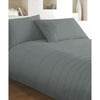 Brooklyn Charcoal Quilt Cover Set King - Harrogates