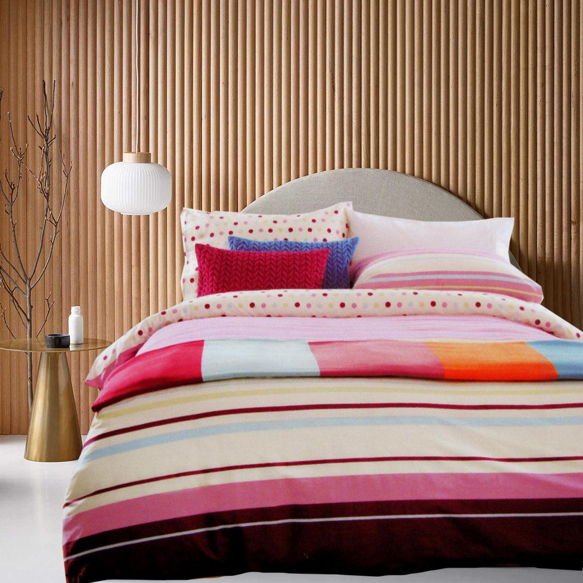 Atmosphere Carnival Reversible Quilt Cover Set Queen - Harrogates