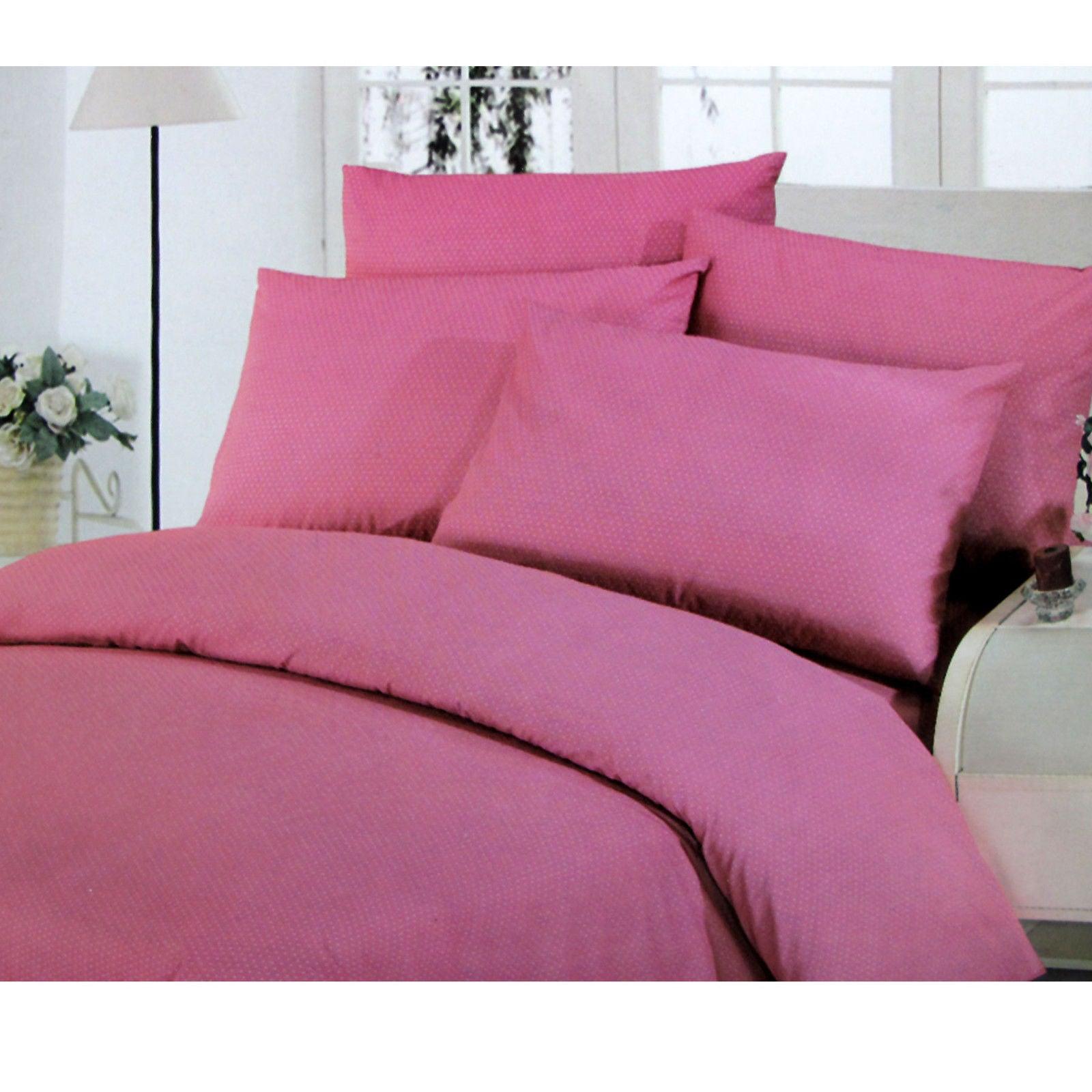 Polyester Cotton Polka Dots Quilt Cover Set Double - Harrogates