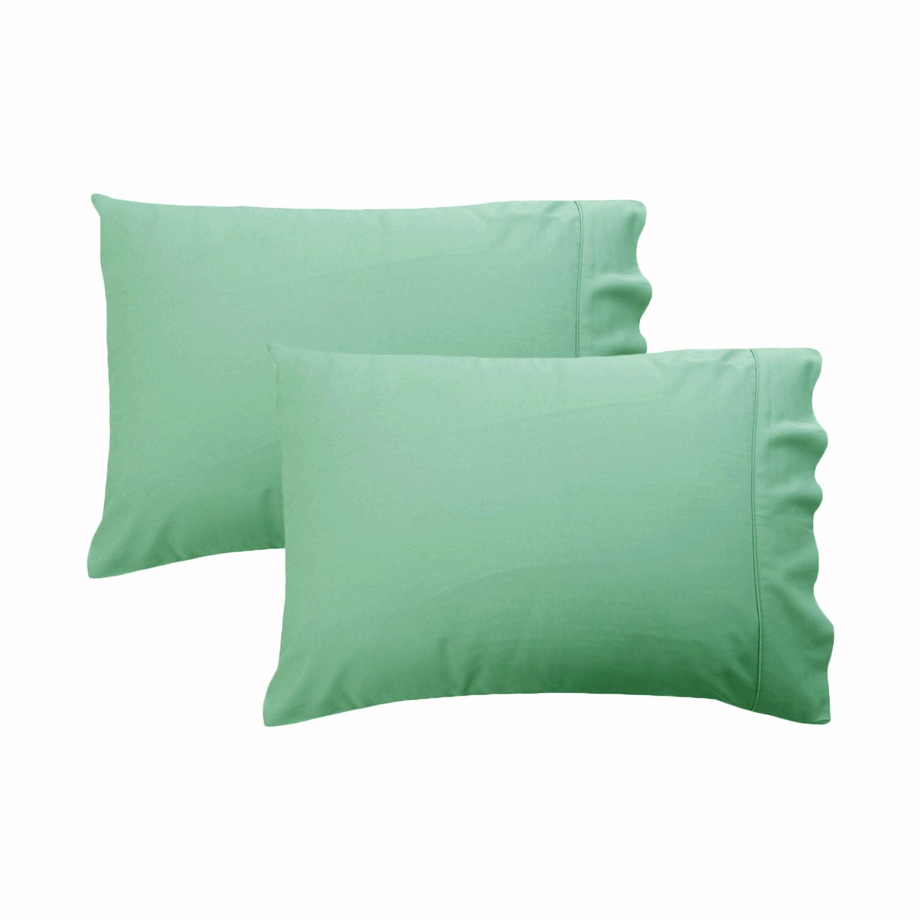 280TC Luxury Percale Standard Pillowcases Frost - Harrogates