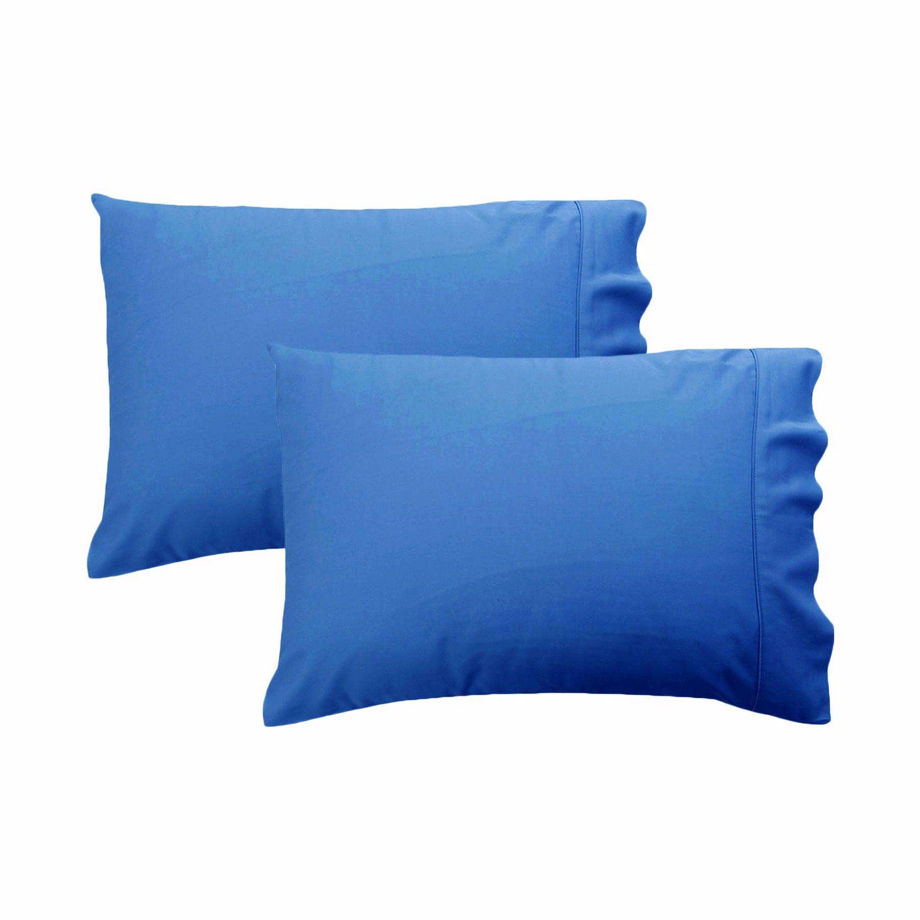 280TC Luxury Percale Standard Pillowcases Steel - Harrogates
