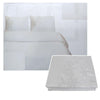 Tuberose Satin Embroidery Quilt Cover Set White Queen - Harrogates