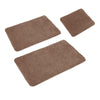 Sleim Set of 3 Bath Mat Set Light Brown - Harrogates