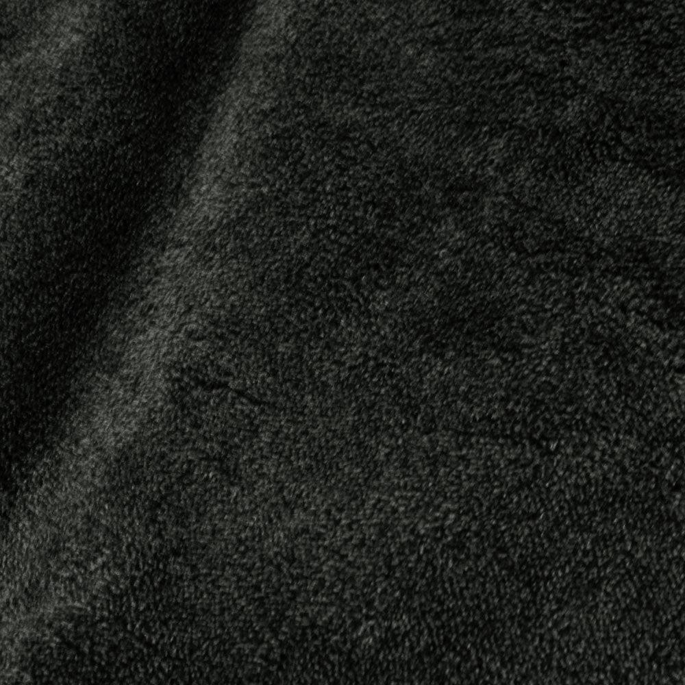 Hotel Living Super Soft Coral Fleece Blanket Single Charcoal - Harrogates