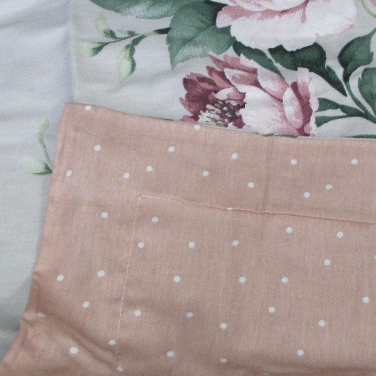 300TC Caterina Reversible Cotton Quilt Cover Set King - Harrogates