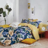 Botanical House 100% Cotton Reversible Quilt Cover Set King - Harrogates