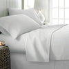 400TC Cotton Sateen Sheet Set King - White - Harrogates