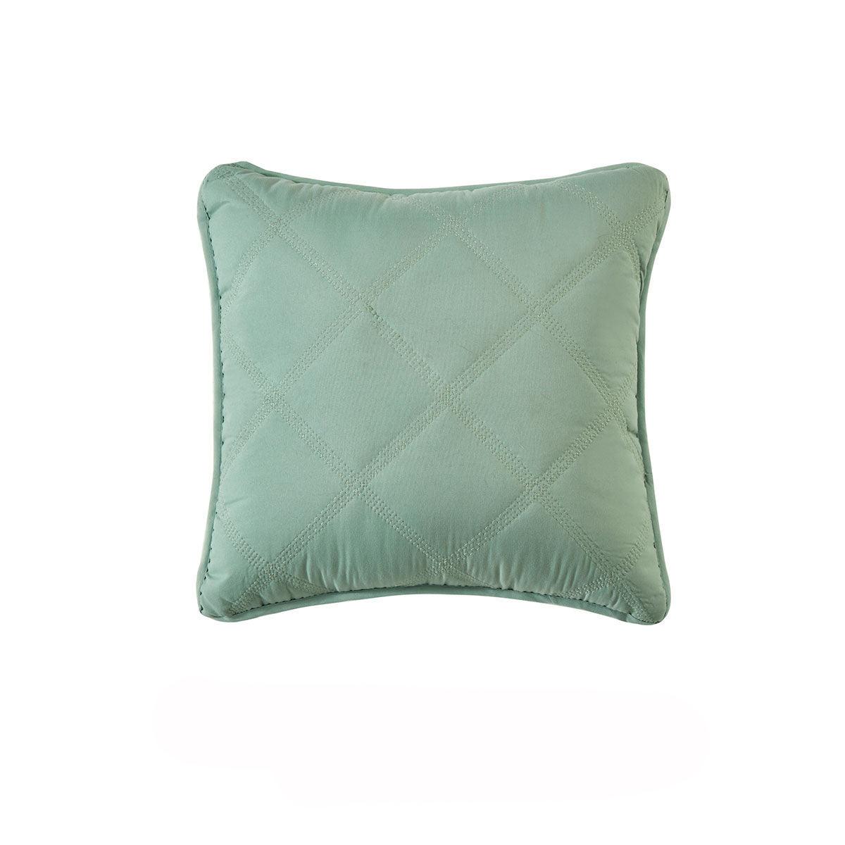Bianca Barclay Olive Coordinate Square Filled Cushion 43 x 43cm - Harrogates