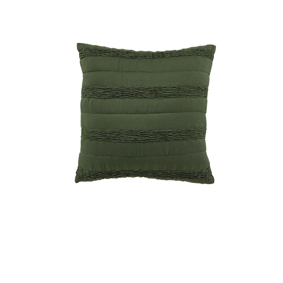 Bianca Vienna Green Coordinate Square Filled Cushion - Harrogates