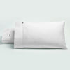 Bianca Pair of 500TC Cotton Sateen Standard Pillowcases White - Harrogates