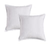 Bianca Pair of Evora White European Pillowcases - Harrogates