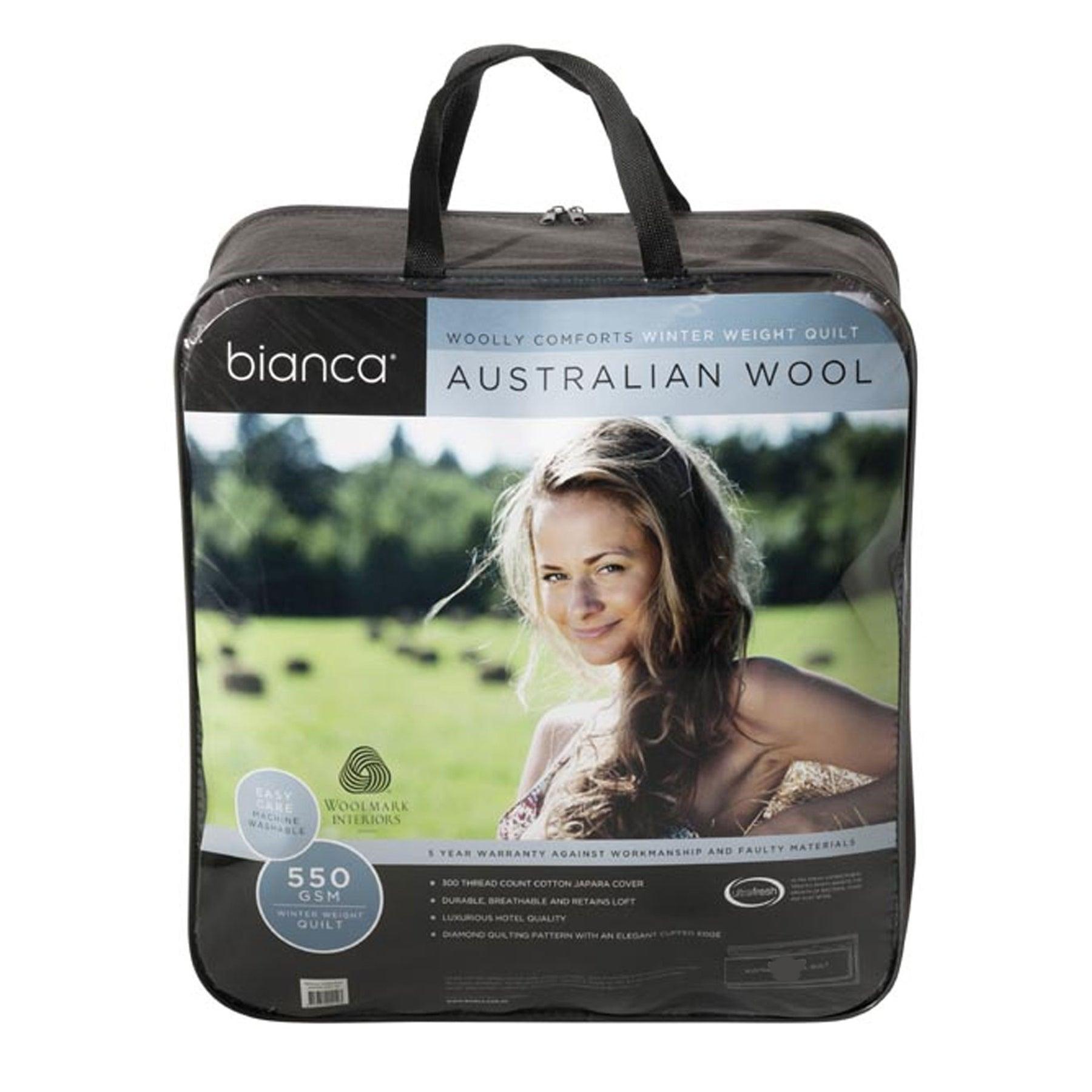 Bianca 550GSM Woolly Comforts Winter Wool Quilt King - Harrogates